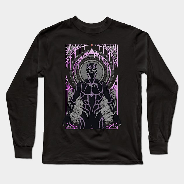 The Panther (Alternate) Long Sleeve T-Shirt by LazareGvimradze